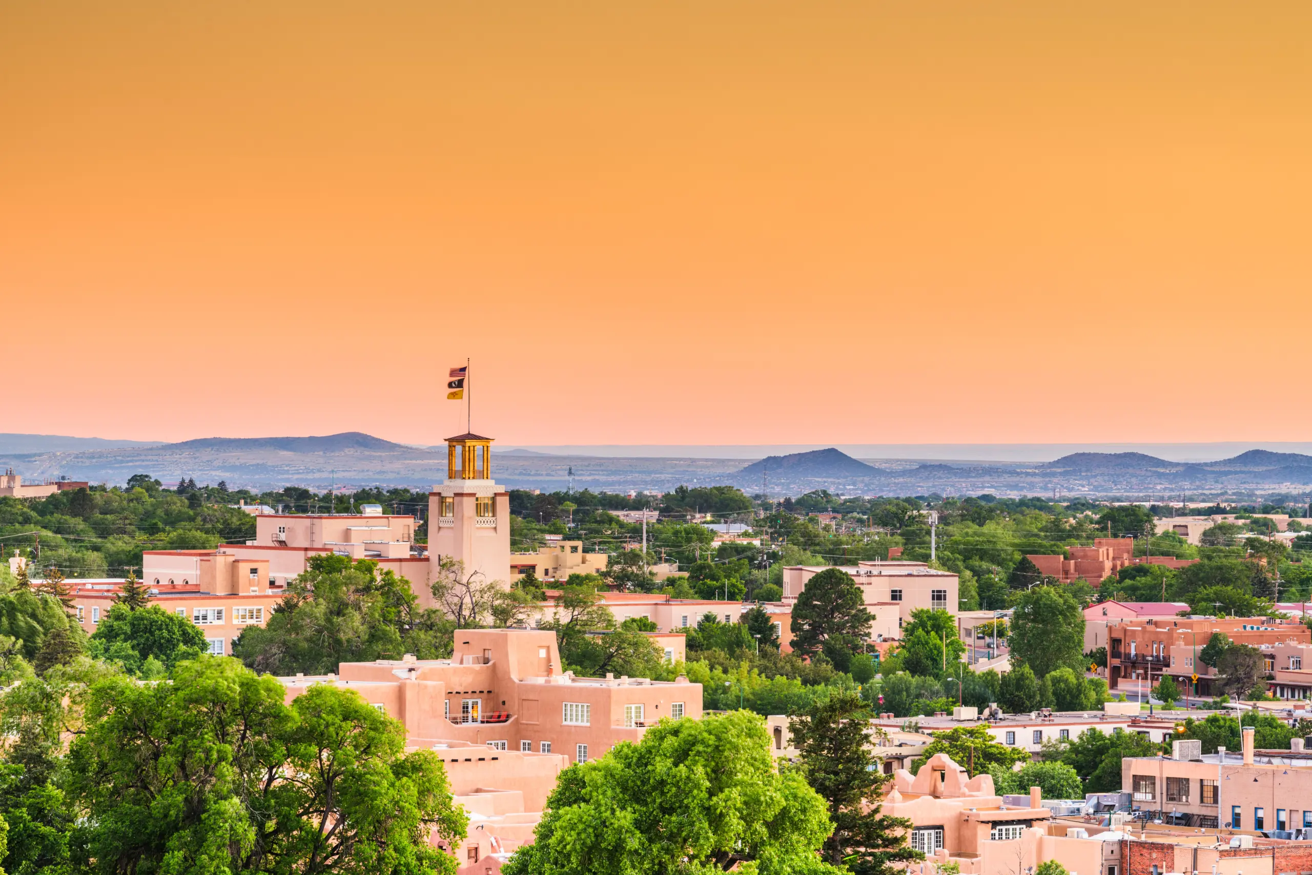 View of downtown Santa Fe
