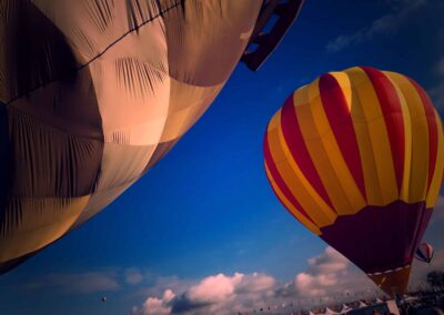 Hot air balloons at the International Balloon Fiesta